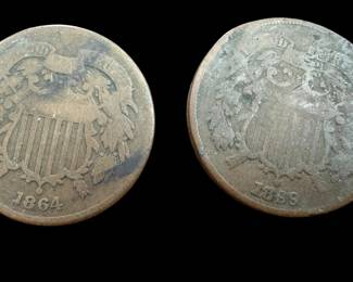 1864 = 1st coin to include "In God We Trust"