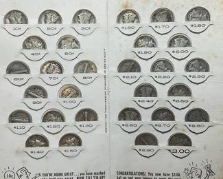 Mercury Dimes - just the way we found them.