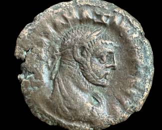 Roman Egypt tetradrachm coin likely 3rd c. AD