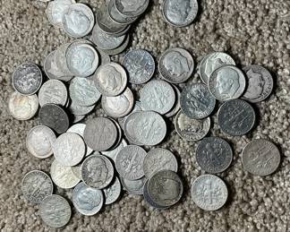 Bulk pre-65 Roosevelt dimes - 90% silver