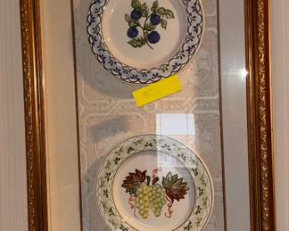 Shadowbox plate display
