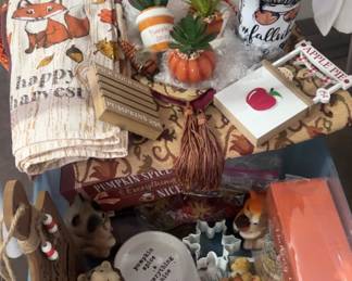 Tote full of fall decor