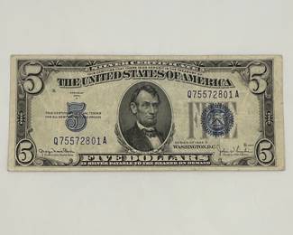 1934-D $5 Silver Certificate