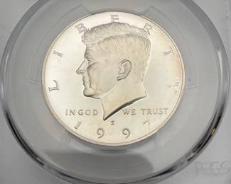 1997-S SIlver Proof Kennedy Half Dollar PCGS PR69 DCAM