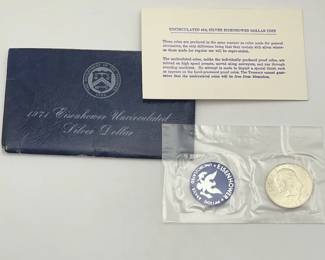 1971 Uncirculated Eisenhower Silver Dollar