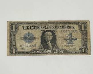 1923 Large Size $1 Silver Certificate
