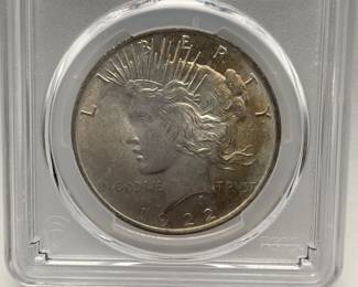 1922 Peace Silver Dollar PCGS MS63