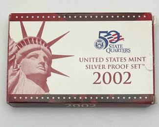 2002 US Mint Silver Proof Set