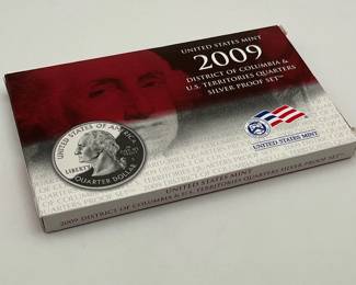 2009 US Mint State Quarters Silver Proof Set