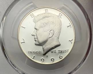 1996-S Silver Proof Kennedy Half Dollar PCGS PR69 DCAM