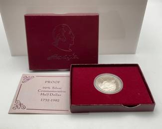 1982 George Washington Proof Silver Half Dollar