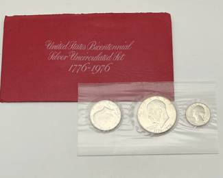 1976 US Bicentennial Silver Uncirculated Set