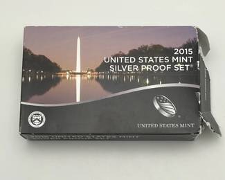 2015 US Mint Silver Proof Set