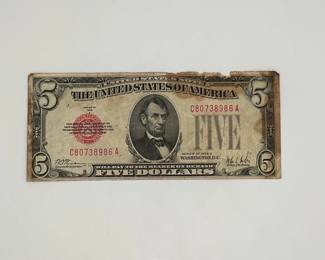 1928 A $5 Legal Tender Note