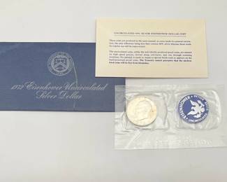 Uncirculated Eisenhower Silver Dollar