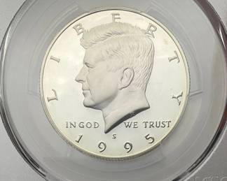 1995-S Silver Proof Kennedy Half Dollar