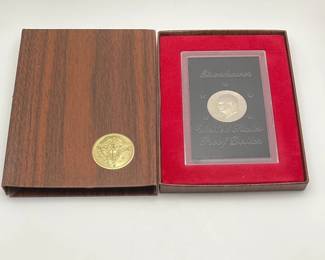 1972-S Proof "Brown Ike" Eisenhower Silver Dollar