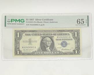 1957 $1 Silver Certificate