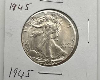 1945 Walking Liberty Half Dollar