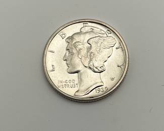 1939-D Mercury Dime