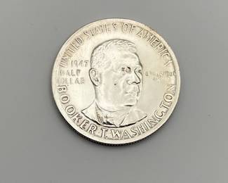 1947-S US Silver Booker T. Washington Commemorative 50c