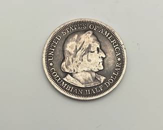 1893 US Silver Columbian 50c