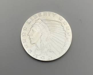 1/4 oz. Silver Indian Coin