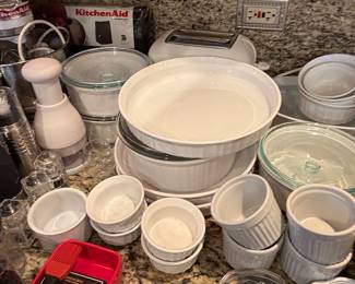 French White Corning Ware 