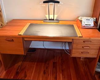 Beautiful Teak Desk - Office Area