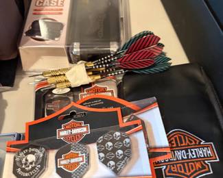 Harley Davidson Items - Dart Wings too