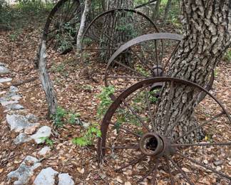 Antique Wagon Wheels