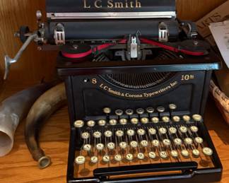 LC SMith antique typewriter