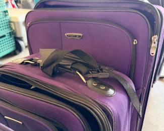 Purple luggage