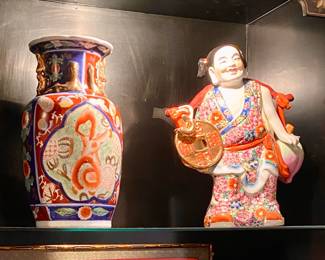 Large vase , large Budha for good fortune and health 