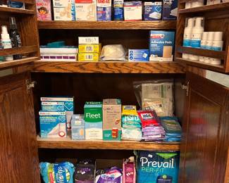medicine cabinet items