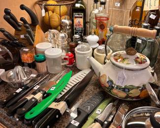 knives, kitchen ware