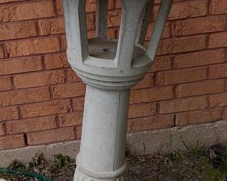 CONCRETE PAGODA LANTERN/ YARD ART