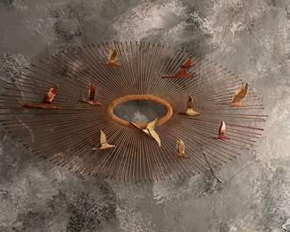 3' long metal wall art (hard to see but really great)