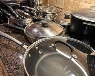 LOTS of pots and pans
