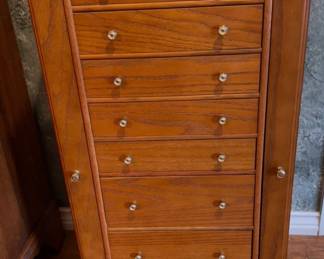 standing jewelry chest