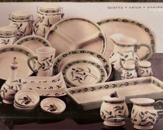 ONEIDA "OLIVETA" huge set of dishes