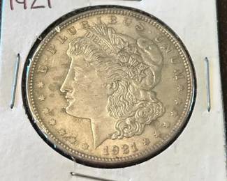 1921 Morgan Silver Dollar