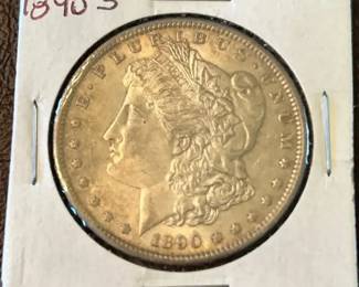 1890S Morgan Silver Dollar
