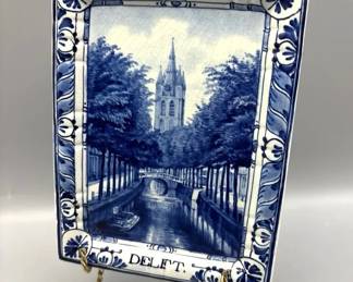 006 Antique Delft Plaque