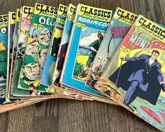 Lot of 18 Classics Illustrated 15 Cent Comics