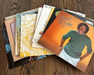 Lot of 12 Classic Albums including Lionel Richie, James Taylor and Lou Rawls