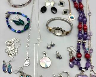 Fashion Jewelry Necklaces Earrings Bracelets Watch