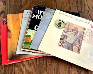 Lot of 12 Classic Albums including Paul Simon, Neil Diamond, and Barbara Streisand