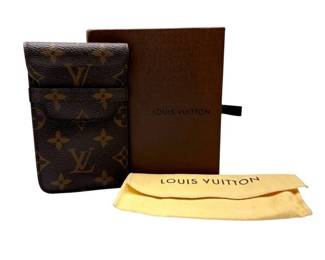 Louis Vuitton Monogram Canvas Etui Cigarette Case + Box