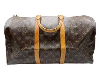 Louis Vuitton Monogram Canvas Keepall Travel Bag